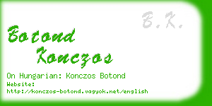 botond konczos business card